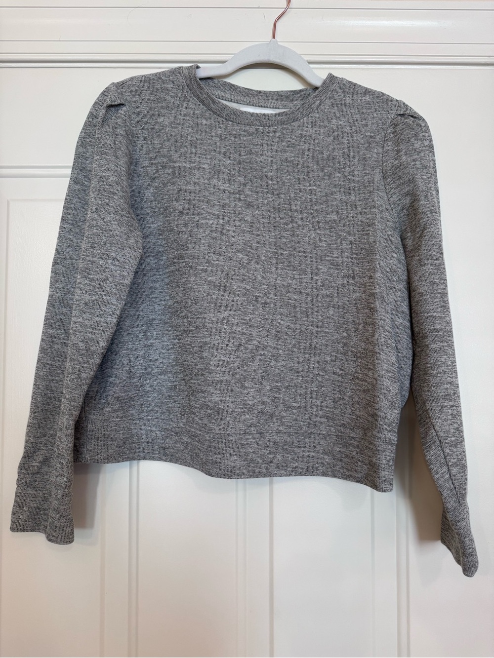 Prologue Heather Gray Crewneck Pullover Sweatshirt